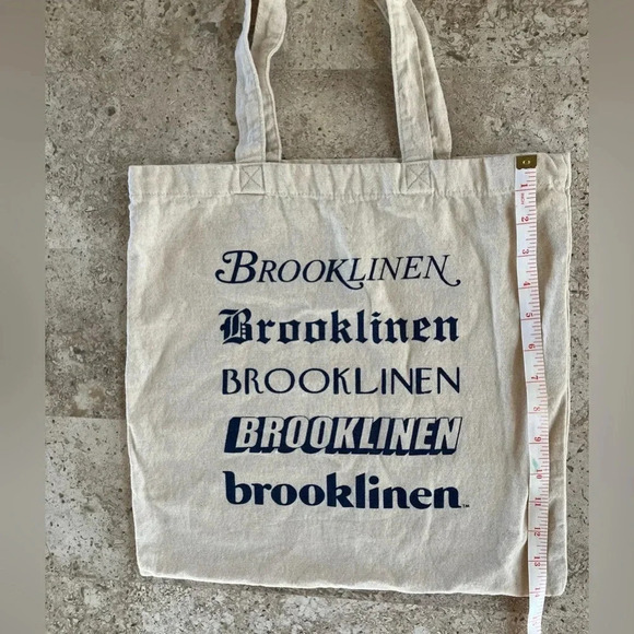 Clean Brooklinen Reusable Canvas Shopping Tote Bag - Picture 2 of 4